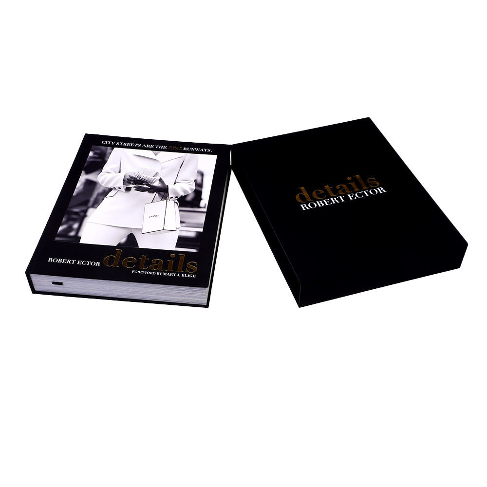 Hardcover Books Printing Service - Luxury Gold Foil Stamping and Slipcase
