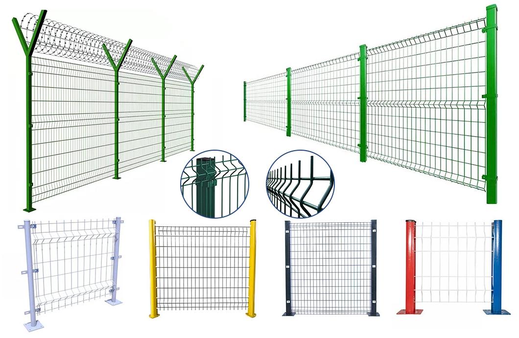 3d curved mesh fence