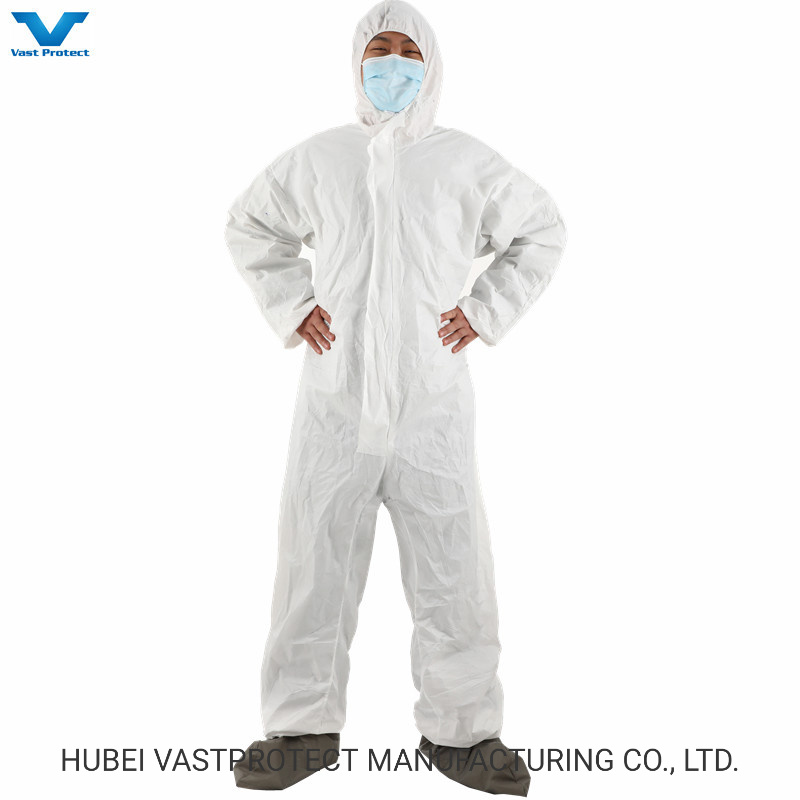 Safety Protective Suits Waterproof Tyvek Disposable Coveralls for USA America Canada
