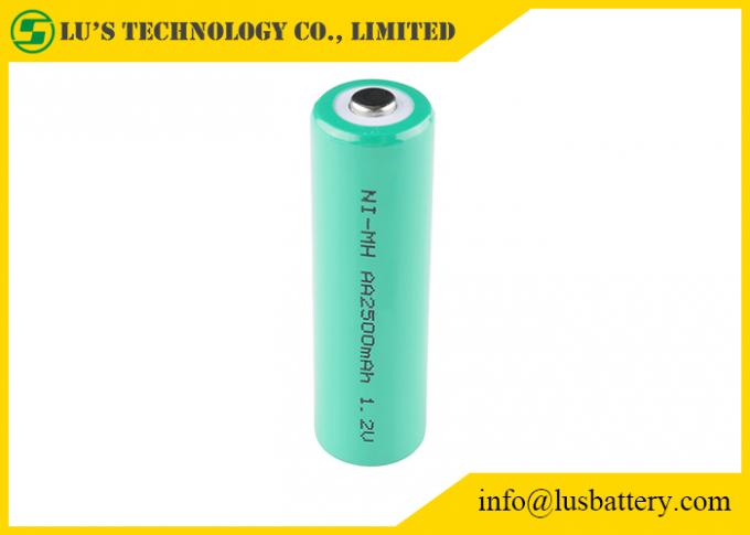 Rechargeable 1.2 V NIMH AA Batteries / AA 2500mah NIMH Rechargeable Batteries