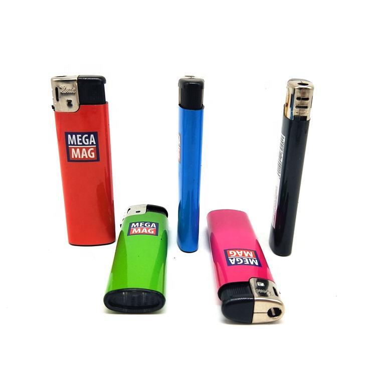 Dy-818 Wholesaling Customized Solid Color Stickers Cigarettes Lighter with Cheap Price