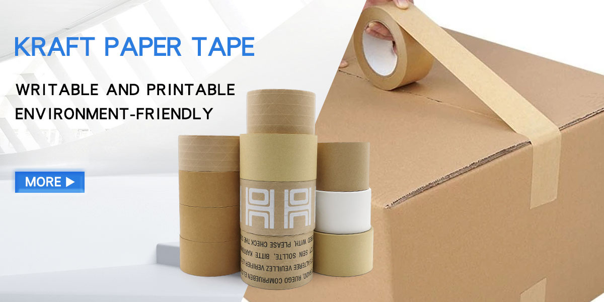 Kraft paper tape for carton sealing