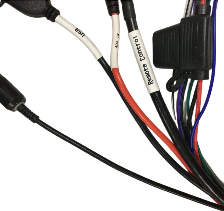 Auto Stereo Wiring Harness Plug Customize Marine Boat Wire Harness for Remote Control USB Connector