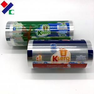 China SGS Food Packing Plastic Wrap Roll , Metallized Plastic Film Gravure printing on sale 