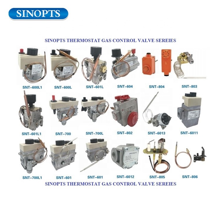 Sinopts 60 Degree Commercial Kitchen Cooking Gas Fryer Thermostatic Valve Control