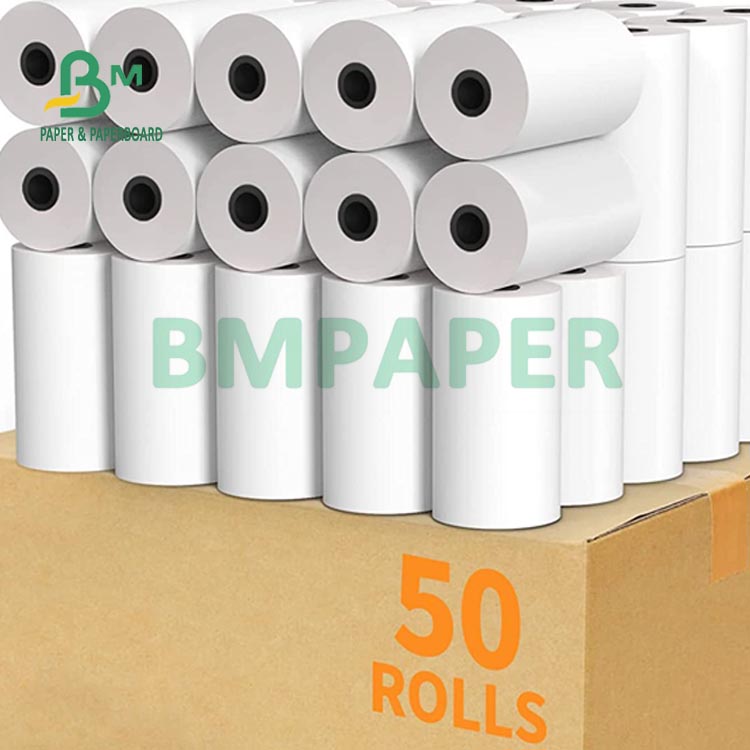 BPA Free 65gsm Thermal Printer Paper Roll For Cashier Receipt 80mm 57mm 
