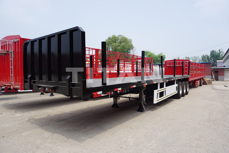TITAN VEHICLE - cargo load flatbed trailer log trucks and trailers vehicle