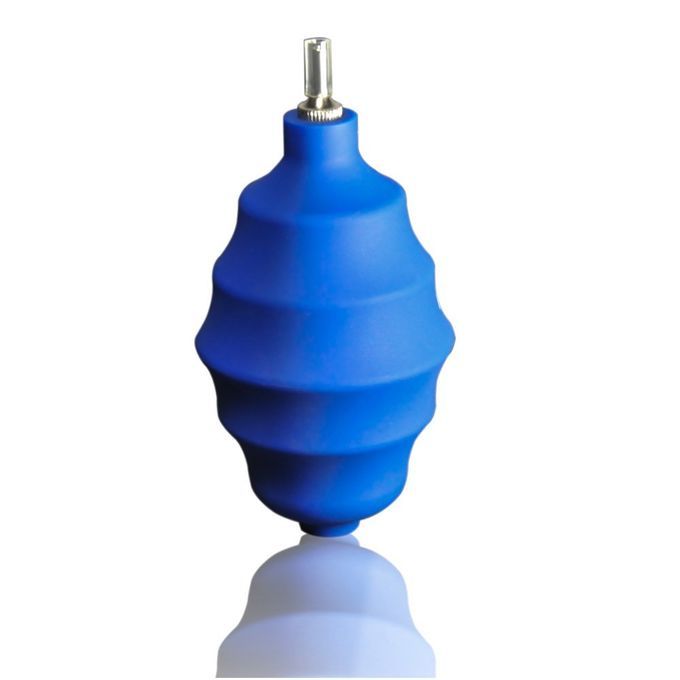 Hot Selling Pvc Blue Air Puffer Bulb 50g With Positive Or Negative Valves Supplier For Dusting Use 7