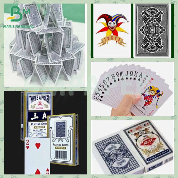 300gsm White Playing Card raw material art paper for Poker Cards