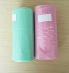 12 Micron 30L T Shirt Plastic Garbage Bags HDPE Material Blue Colour 460 * 560mm