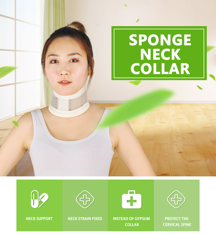 Whosale highquality plastic cervical collar neck support collar