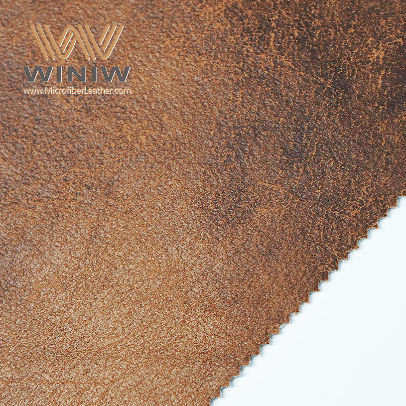 Premium Micro Fiber Vegan Leather Synthetic PU Materials For Sofa Upholstery 