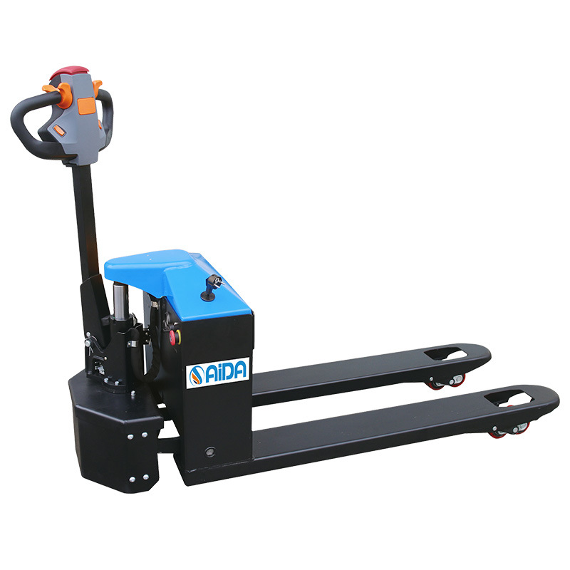 1.5ton CE ISO Approved Pallet Jack Hydraulic Powered Stacker Electric Forklift Truck with Battery