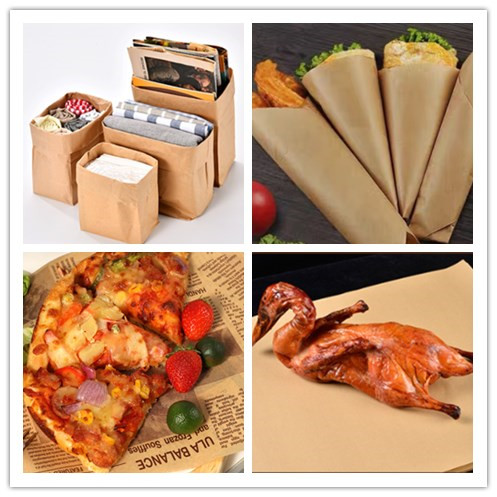 80gsm 100gsm 2 Sides Grease Resistant Food Wrapping Paper For Meat Packing 