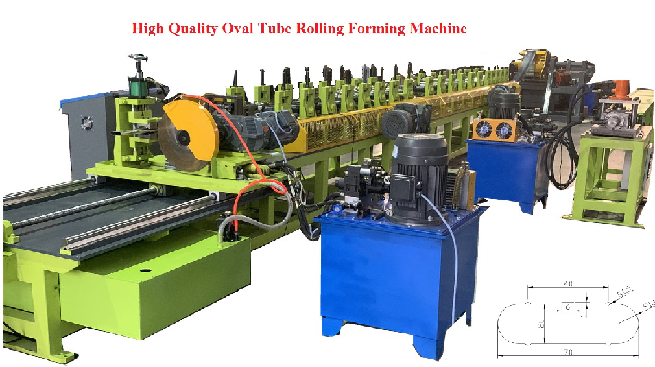 oval pipe rolling machine