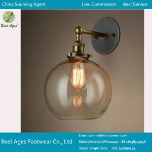 China Amber Globe Glass Vintage Ceiling Wall Lamp Light Chandelier Pendant Lighting on sale 