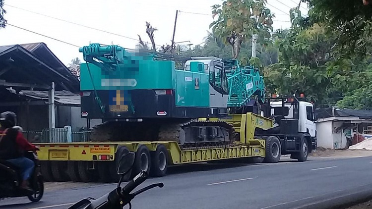 TITAN 80-100 ton detachable gooseneck lowboy trailers for sale