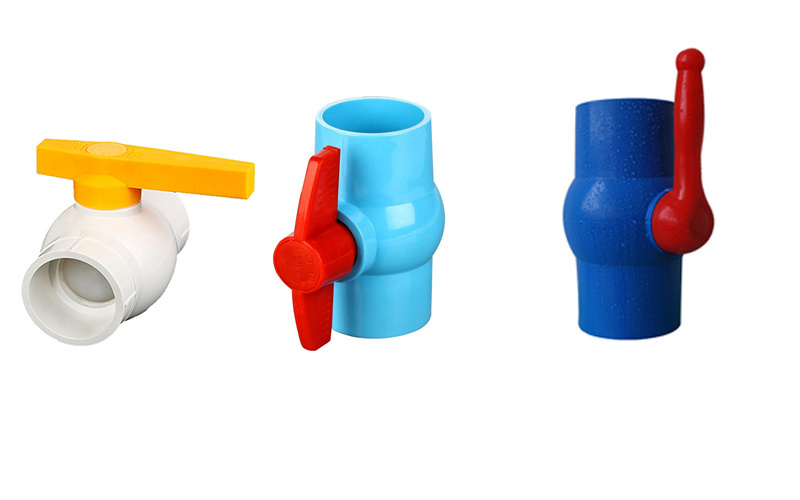 All Kinds of Colourful PVC Compact Ball Valve for Hot Cold Water