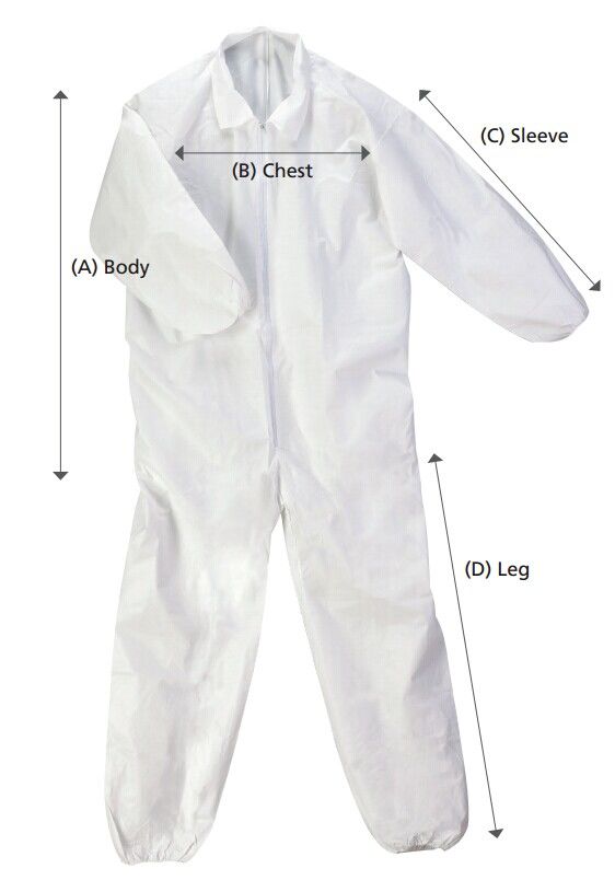  Breathable Disposable Microporous Coverall With Tape 0