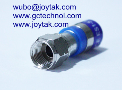 F Compression Connector coaxial connector For RG6U Coax Cable Internet Cable connector