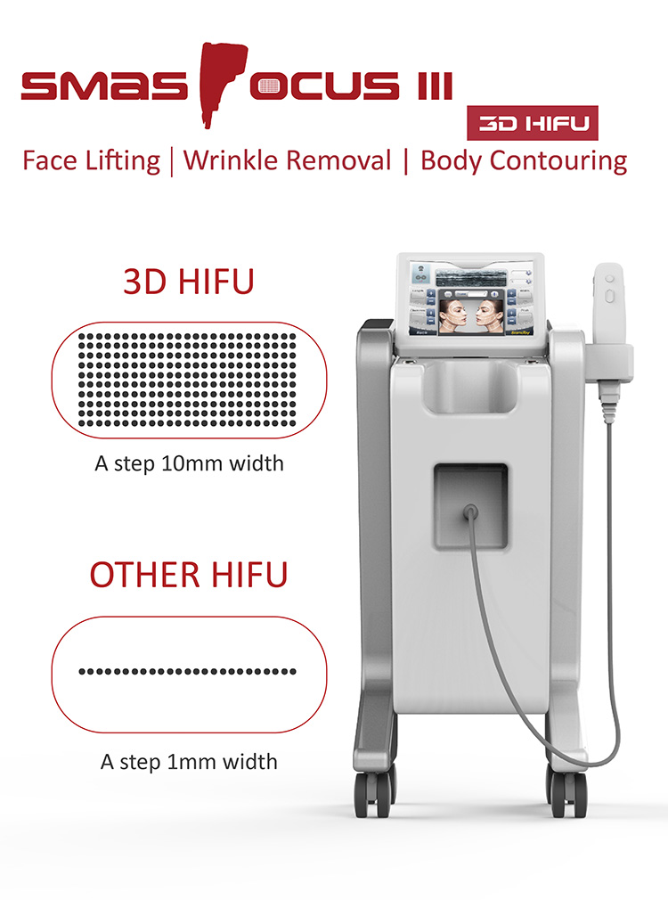 2019 Best 3d/4d ultrasound HIFU beauty machine