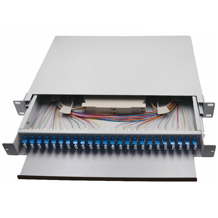 24 core lc connector preloaded patch panel odf