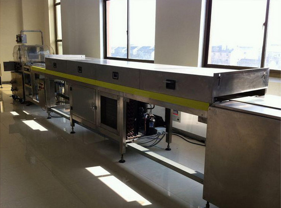 PD150 Automatic Chocolate Moulding Line Machine, Chocolate Bar Depositing Line, Chocolate Pouring Machine Equipment 9