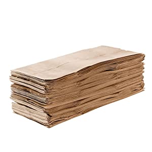Kraft Brown Paper Bags (250 Count) - Small Kraft Brown Paper Bags for Packing Lunch - Blank Bags