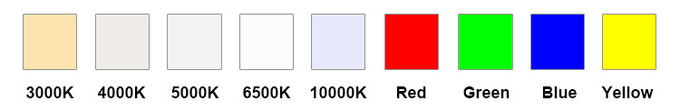 SMD 2835 Single Color LED Strip Lights White 2700K 3000K 4000K 5000K 6500K Red Green Blue 2
