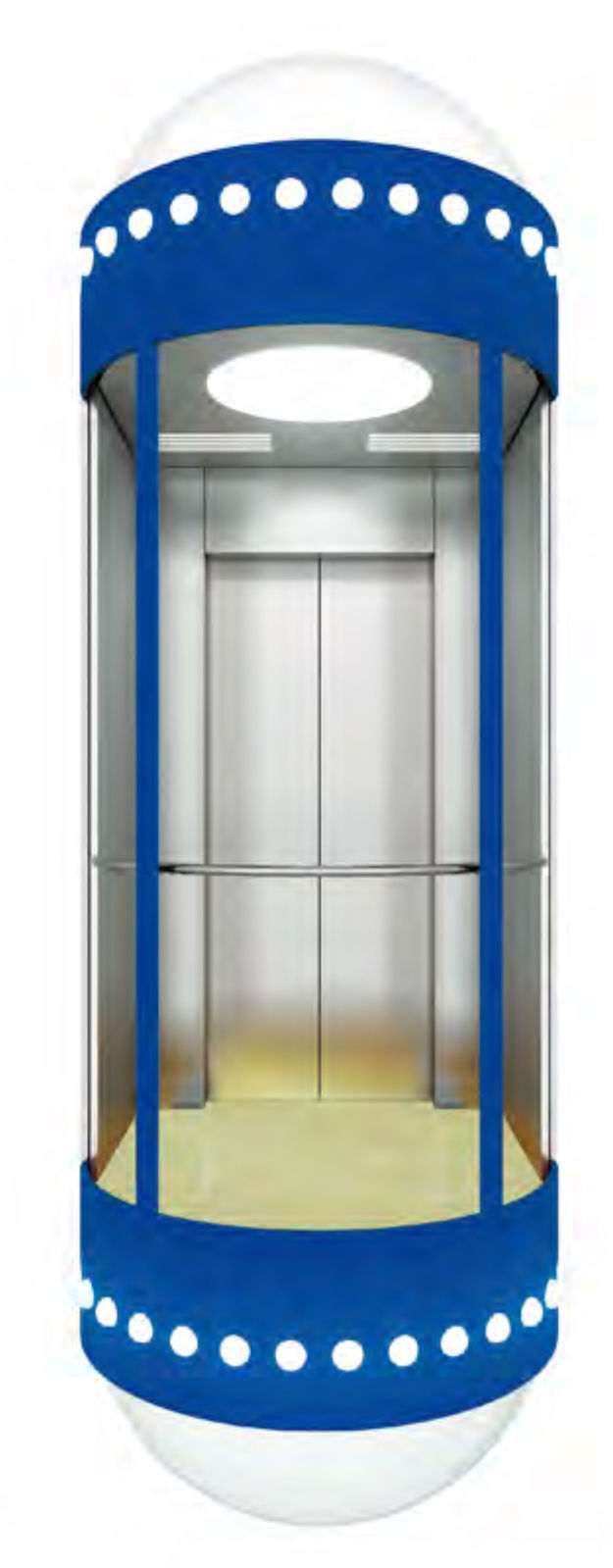 Factory Supply Panoramic Elevator Sightseeing Elevator Passenger Lift 3
