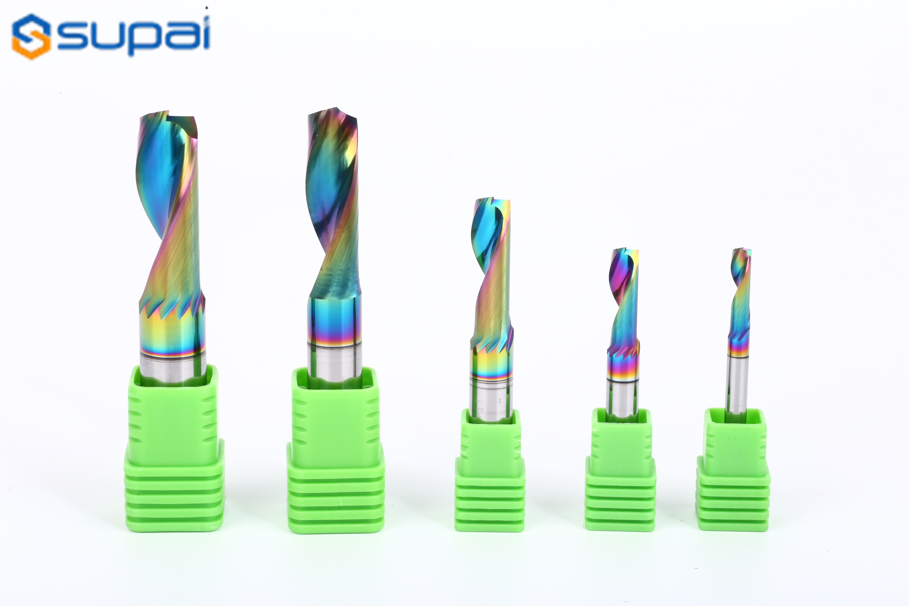 aluminum milling cutter with rainbow coating