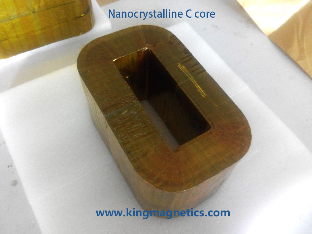 Nanocrystalline C Core with very low core loss, for output inductor, high frequency transformer