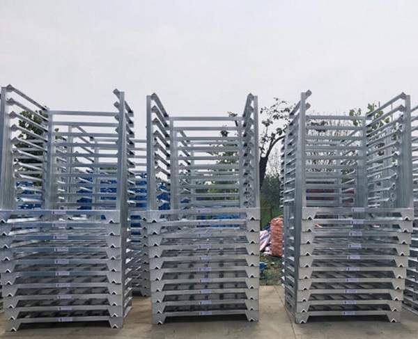 Steel Constructions Stacking Racks For Heavy Materials Storage 