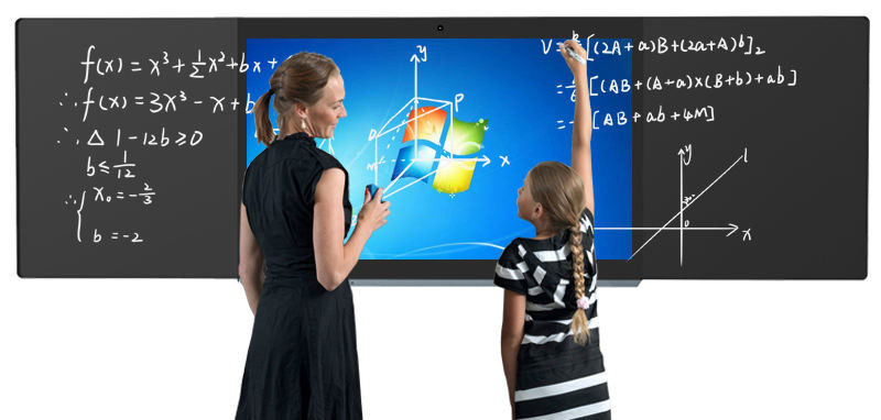 86 Inch Interactive Smart Black Board LED Digital Chalk Board For Classroom 1