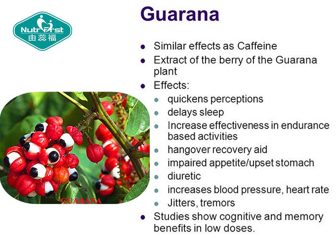 200mg Weight Loss Capsules Guarana Seed Extract For Diet And Exercise Program