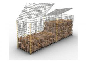 China Galfan Landscaping Stone Decorative Welded Mesh Gabions , Welded Gabion Cages on sale 