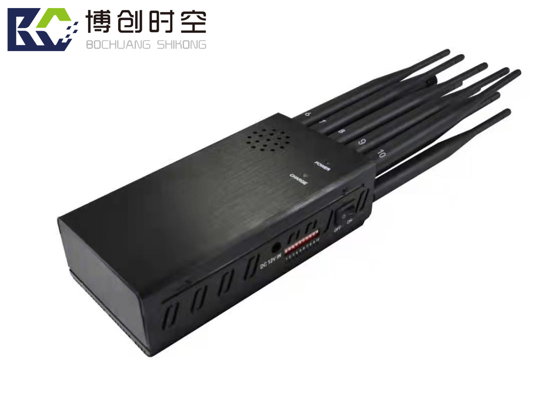 10 channel mobile phone signal jammer handheld portable with protective leather case 2g.3g.4g.5g mobile signal jammer