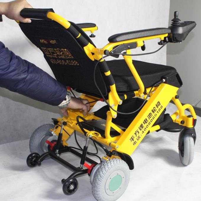 ISO13485 6 km/H Lightweight Foldable Electric Wheelchair 0