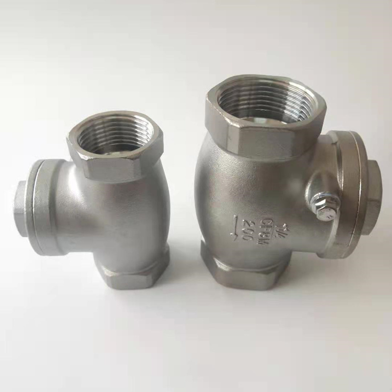 Cast Stainless Steel 200psi Threaded End Swing Check Valve