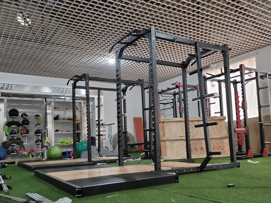 Multifunctional Smith Machine Fitness Power Rack Body Building Home Gym Equipment