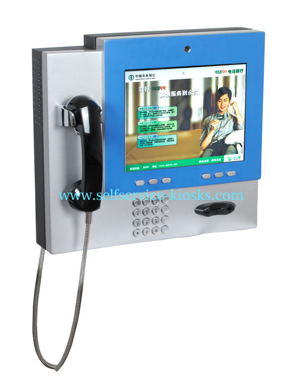 China Wireless Connective And Motion Sensor Wall Mounted Kiosk For Internet / Information Access supplier
