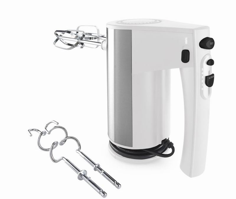 Max 500W Stainless Steel HM501 Hand Mixer With Egg Beaters and Dough Hocks