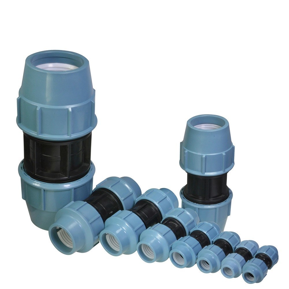 Plastic PP Pipe and Fittings PP PE Compression Fittings 1/2&quot; - 4&quot; Inch Pipe Fittings