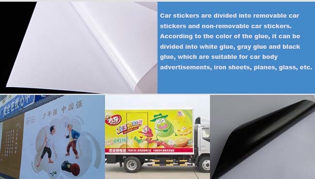 Permanent Self Adhesive Vinyl in Grey Color Width As Required Advertising Car Stickers 0