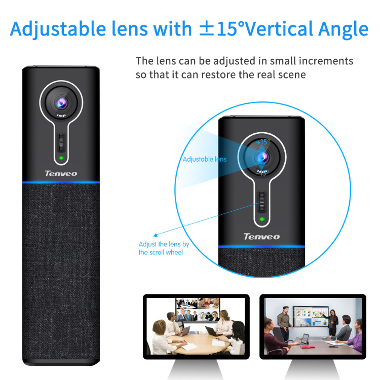 Tongveo Cm1000 2K Resolution Ai Face Tracking Webcam All in One USB Streaming Web Camera
