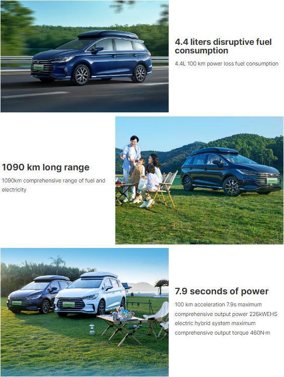 2024 Byd Song Max High Speed Compact SUV 105km New Energy Car Byd Song Max 2023 Dm-I New Energy Car for Sale