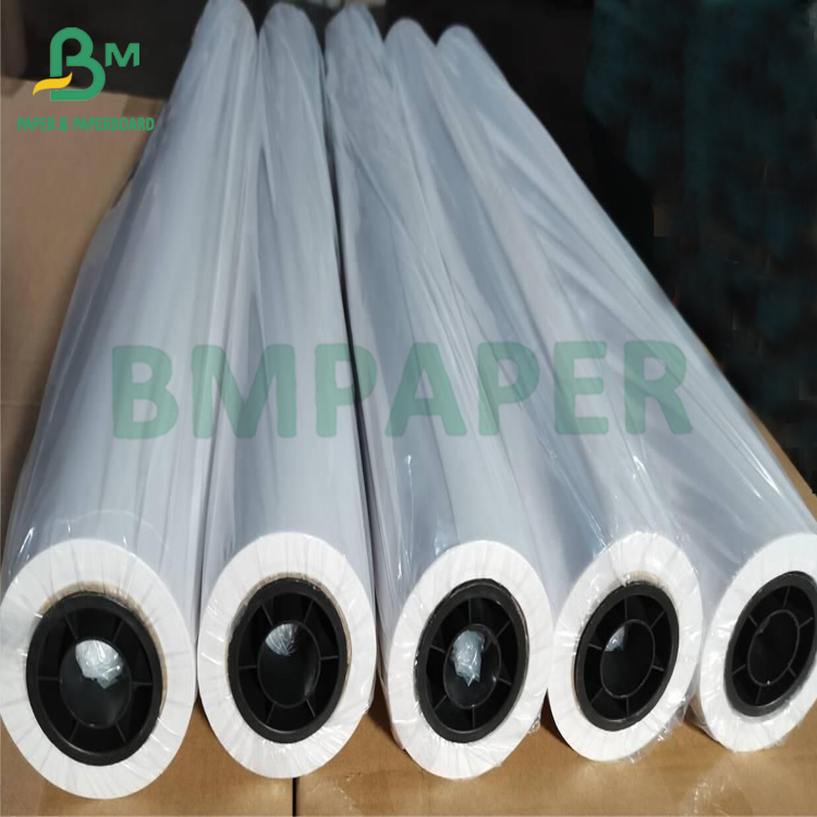 Wide Format Inkjet Printing White A0 A1 20LB CAD Plotter Paper