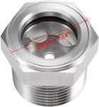 OEM 2 inch Male NPT Stainless Steel High Pressure Oil Level Tank Sight Glass