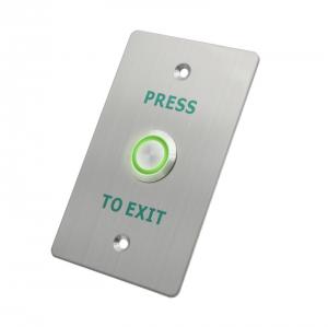 China Stainless Steel Door Release Push to Exit Button with LED Indication on sale 