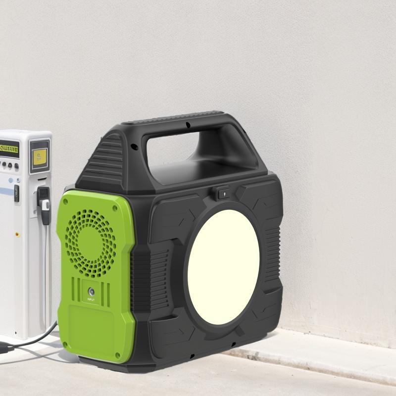 300W Outdoor Portable Solar Power Station, AC and DC Output Emergency Power Supply